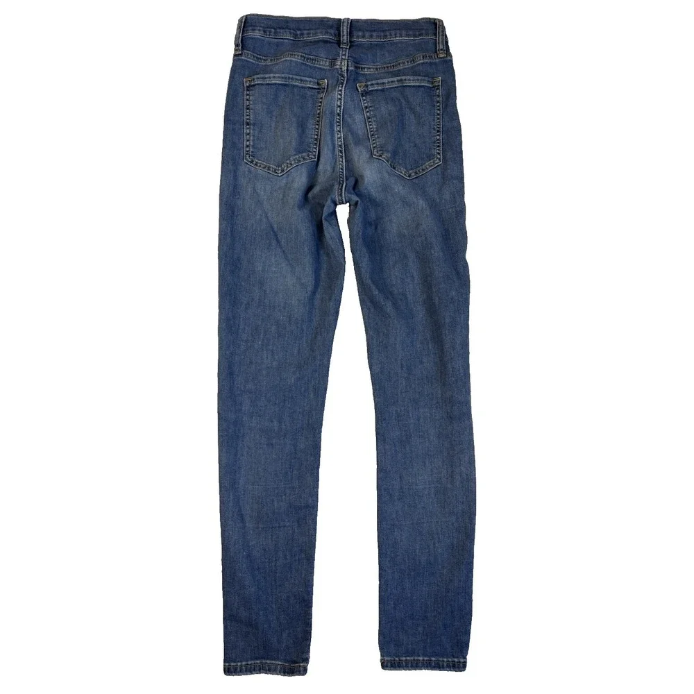 Banana Republic Women's 27/4 High Rise Sexy Skinny Jeans Button Fly Baddie Urban